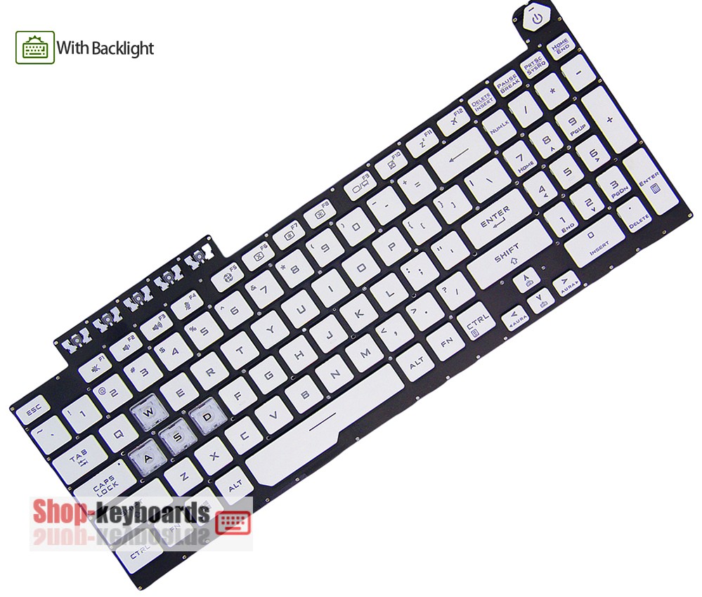 Asus 0KNR0-661VUK00 Keyboard replacement