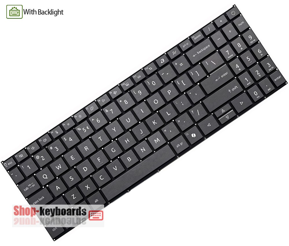 Acer A16-52M-XXXX Keyboard replacement