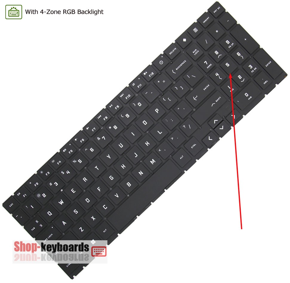 HP 15T-GA000 Keyboard replacement