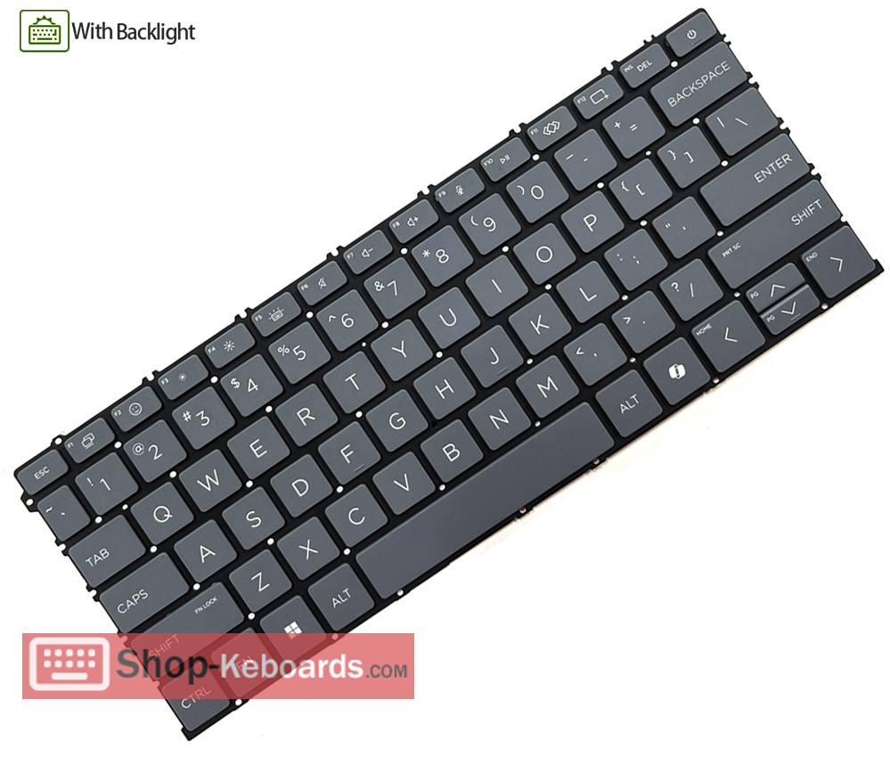 HP 14T-KU000 Keyboard replacement