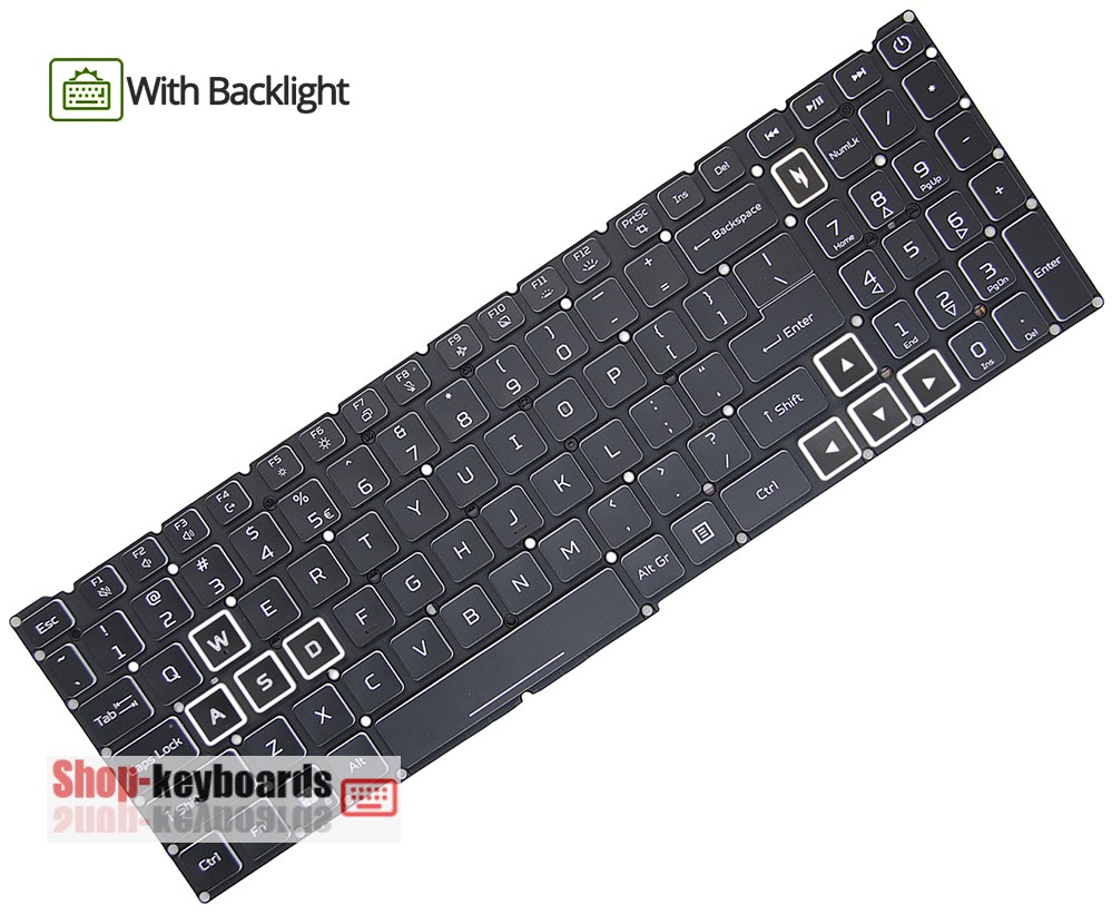 Acer ANV16S-71-XXXX Keyboard replacement