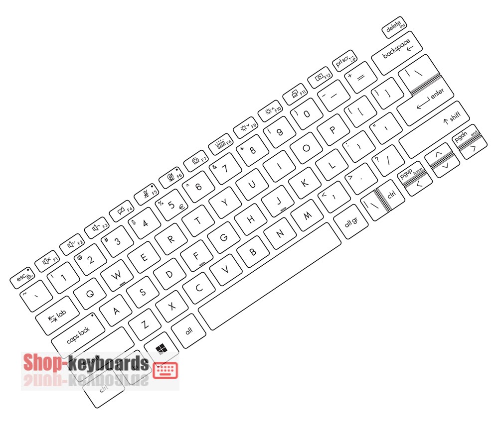 MSI MS-13Q2 Keyboard replacement